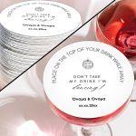 Cardboard Drink covers, personalized