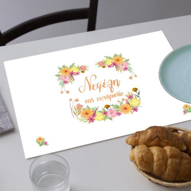 Placemat, Spring flowers