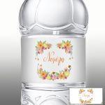 Sticker labelSpring flowers