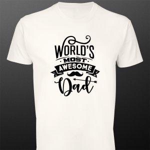 Μπλουζάκι World's most awesome dad