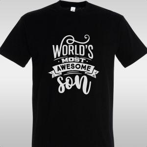 T- Shirt World's most awesome son 2