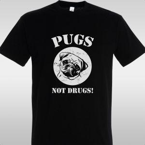 Μπλουζάκι Pugs not drugs 2