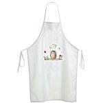 Christening apron printed for godparents All forest animals
