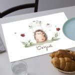 Placemat, Little hedgehog