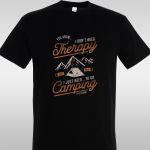 T- Shirt Camping Therapy