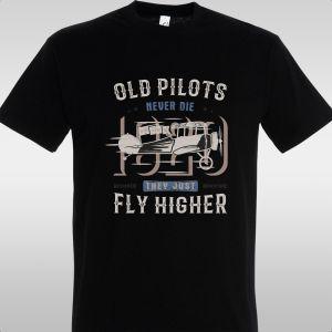 T- Shirt Old pilots never die 2