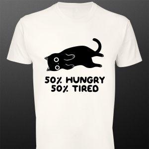 Μπλουζάκι Hungry and tired