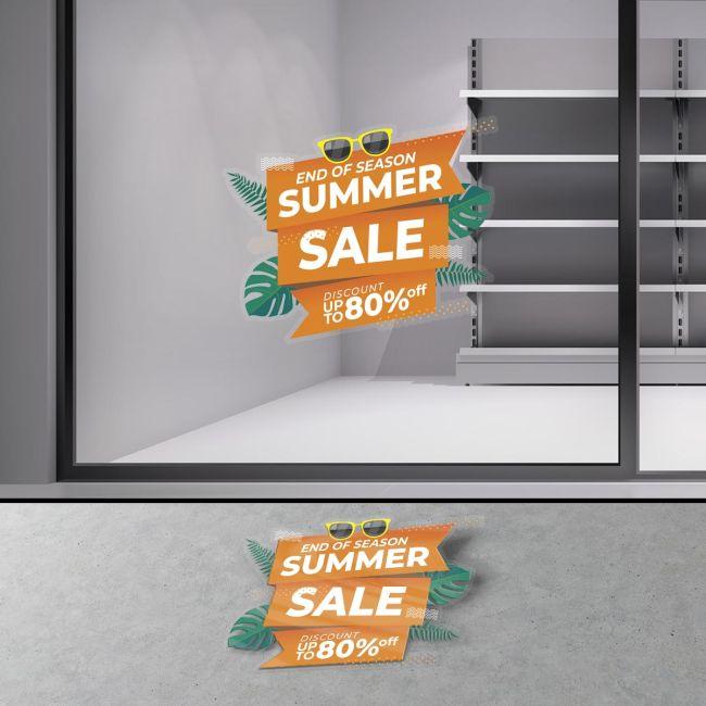 Αυτοκόλλητο εκπτώσεων Summer Sales, art 10
