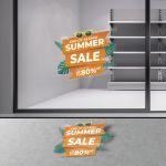 Shop window Summer Sales, art 10