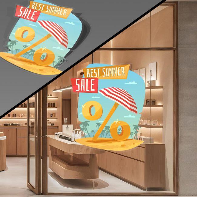 Αυτοκόλλητο εκπτώσεων Summer Sales, art 14