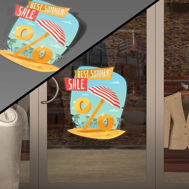 Αυτοκόλλητο εκπτώσεων Summer Sales, art 14