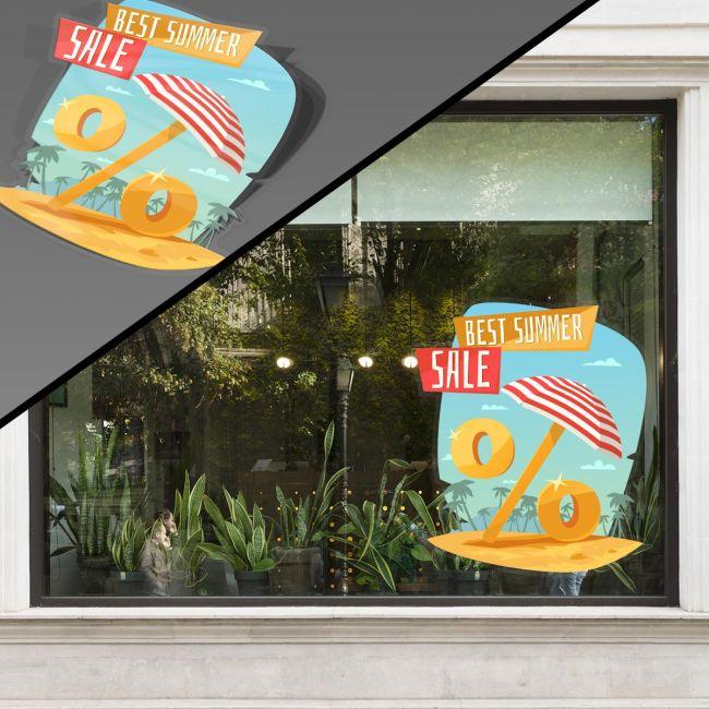 Αυτοκόλλητο εκπτώσεων Summer Sales, art 14