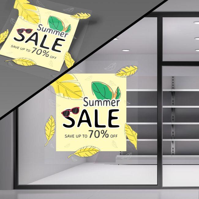 Αυτοκόλλητο εκπτώσεων Summer Sales, art 15