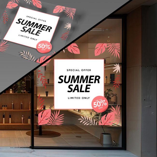 Shop window Summer Sales, art 16