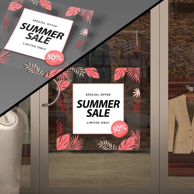 Αυτοκόλλητο εκπτώσεων Summer Sales, art 16