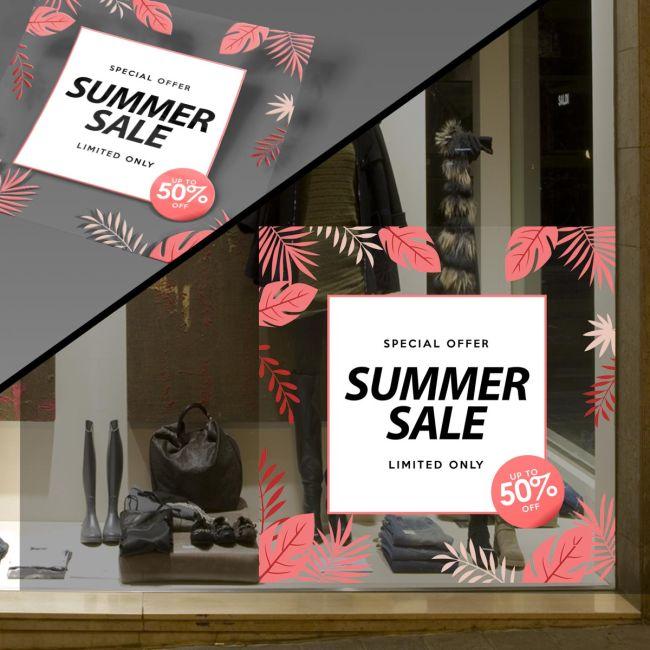 Αυτοκόλλητο εκπτώσεων Summer Sales, art 16