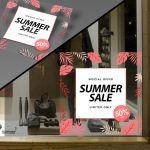Shop window Summer Sales, art 16
