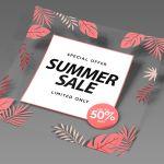 Αυτοκόλλητο εκπτώσεων Summer Sales, art 16
