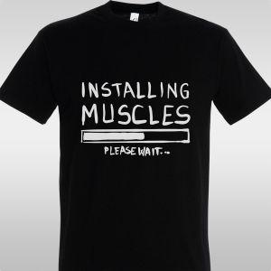 Μπλουζάκι Installing muscles
