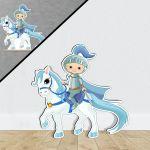 Wooden figure Knight ridding horse