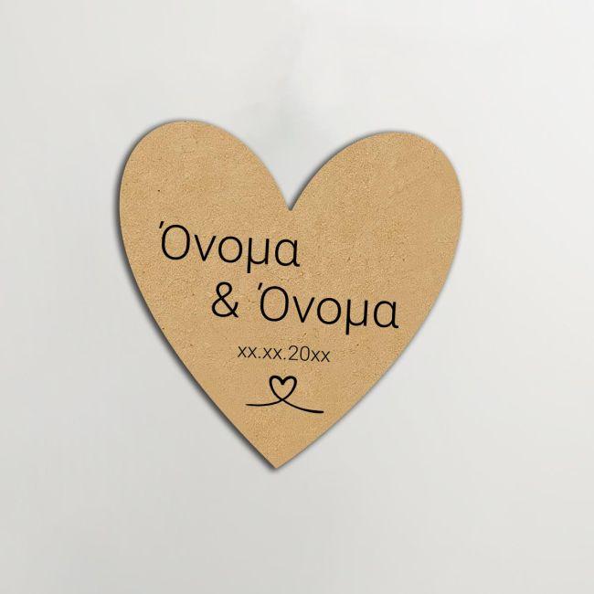 Cardboard Labels, kraftdie cut heart