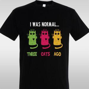 Μπλουζάκι Three cats ago