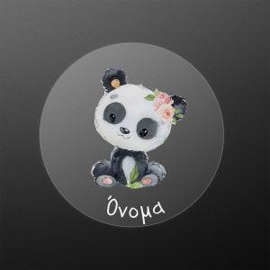 Plexi print,panda girlwatercolor 2