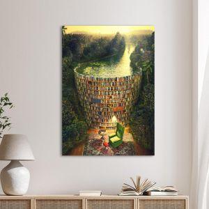 Canvas print Book safety