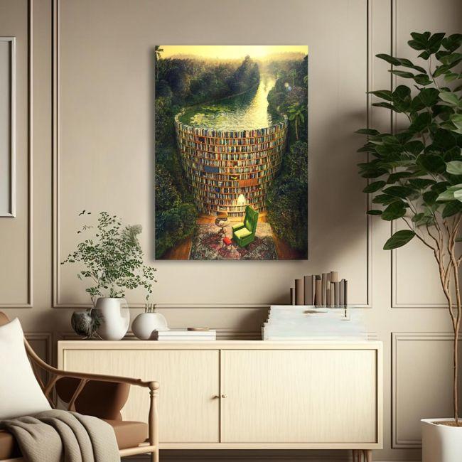 Canvas print Book safety