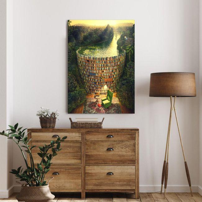 Canvas print Book safety