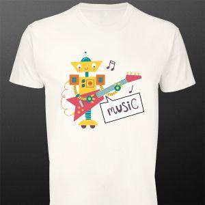 T- Shirt Music Robot