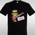 T- Shirt Music Robot