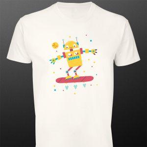 Μπλουζάκι Skater Robot