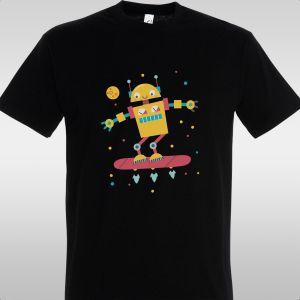 T- Shirt Skater Robot 2