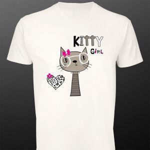 T- Shirt Kitty girl