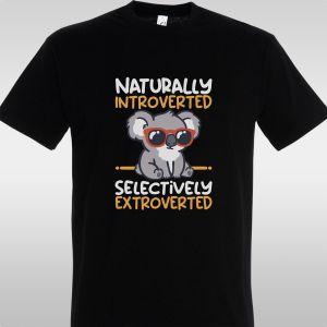 Μπλουζάκι Naturally introverted