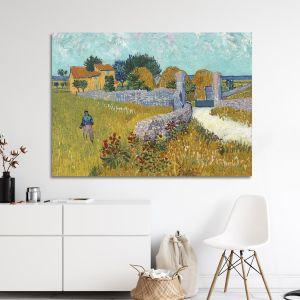 Canvas print Farmhouse in Provence, Vincent van Gogh