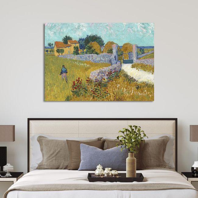 Πίνακας ζωγραφικής Farmhouse in Provence, Vincent van Gogh