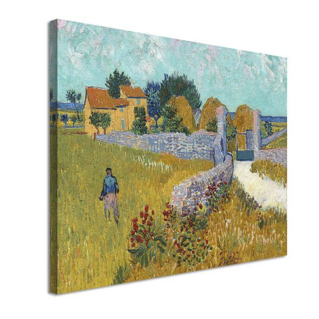 Canvas print Farmhouse in Provence, Vincent van Gogh