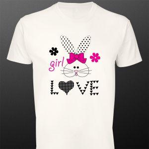 T- Shirt Girl love