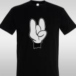 T- Shirt Rock hand