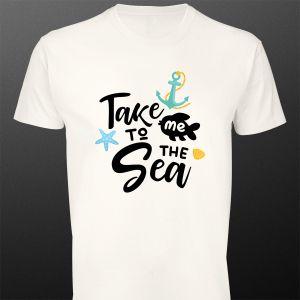 Μπλουζάκι Take me to the sea