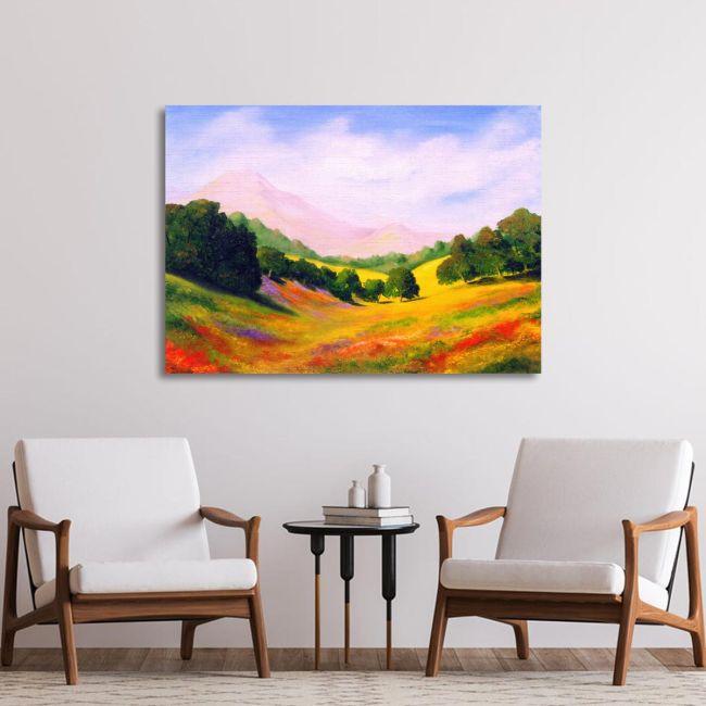 Canvas print, Mountain meadow