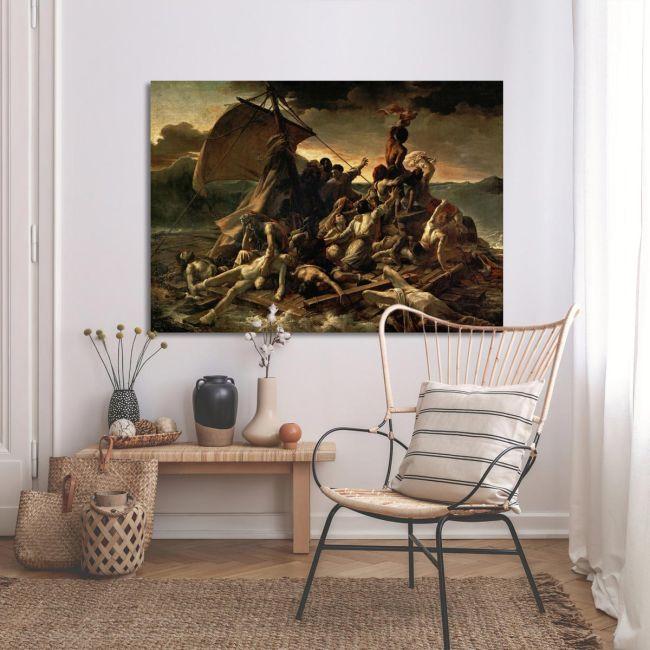 Canvas print The raft of the Medusa by T. Gericault