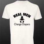 Μπλουζάκι Real men, change diapers