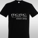 T- Shirt Papa, since 2019