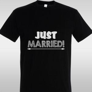 Μπλουζάκι Just married! 2