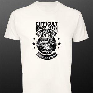 Μπλουζάκι Difficult roads