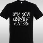 Μπλουζάκι Gym now wine later