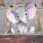 Wooden figure Elephant watercolor